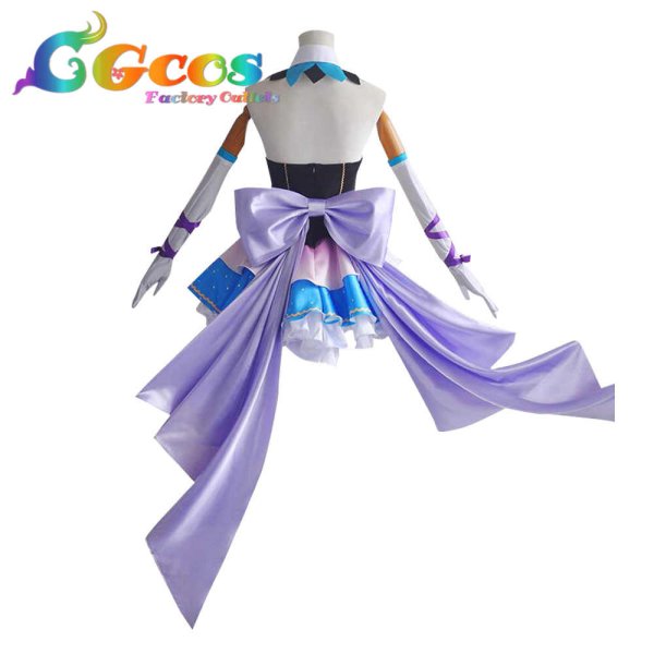 画像3: Re:ゼロから始める異世界生活 エミリア アイドルVer コスプレ衣装 (3)