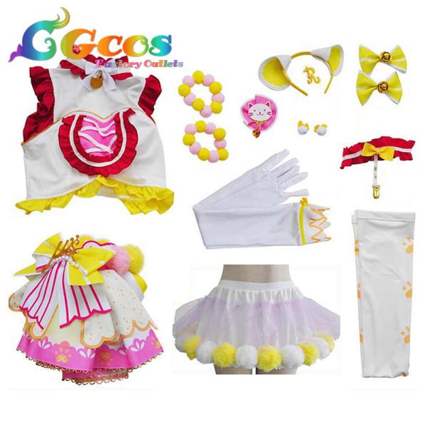 画像13: ラブライブ!スクフェスAC キャットツインテール 園田海未 高坂穂乃果 南ことり 西木野真姫 星空凛 小泉花陽 絢瀬絵里 矢澤にこ 東條希 コスプレ衣装 (13)