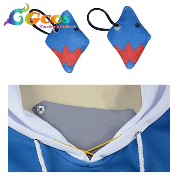 画像4: バーチャルYouTuber VTuber ガウル・グラ がうる・ぐら コスプレ衣装 (4)