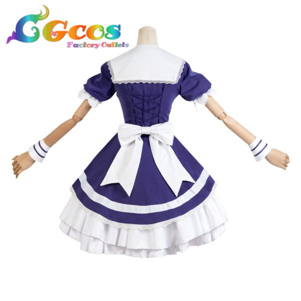 画像2: バーチャルYouTuber VTuber 湊あくあ コスプレ衣装 (2)