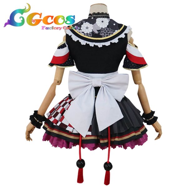 画像8: ラブライブ! サンシャイン!! お正月編2018 覚醒後 津島善子 国木田花丸 黒澤ルビィ 渡辺曜 黒澤ダイヤ 高海千歌 松浦果南 小原鞠莉 桜内梨子 コスプレ衣装 (8)