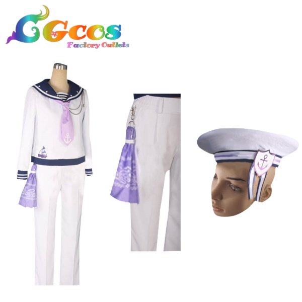 画像2: A3!　エースリー　春組　出航!クイーンカメリア号　敬愛サルート　碓氷真澄　コスプレ衣装 (2)