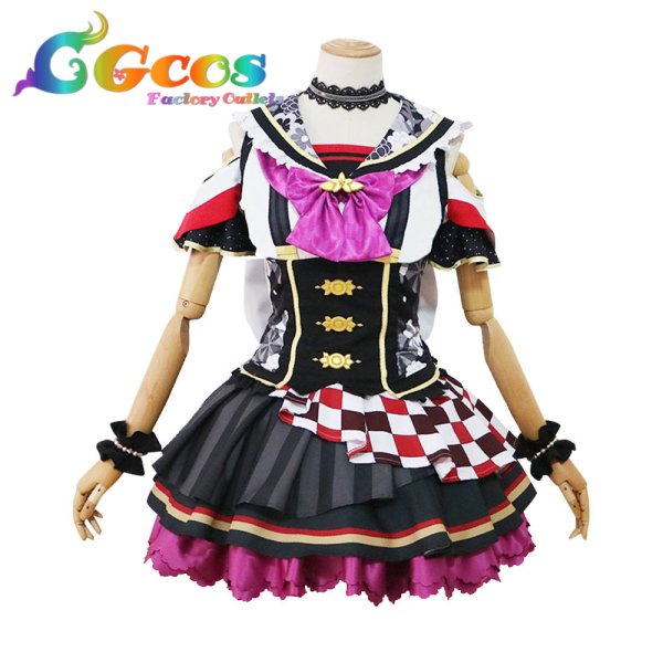 画像7: ラブライブ! サンシャイン!! お正月編2018 覚醒後 津島善子 国木田花丸 黒澤ルビィ 渡辺曜 黒澤ダイヤ 高海千歌 松浦果南 小原鞠莉 桜内梨子 コスプレ衣装 (7)