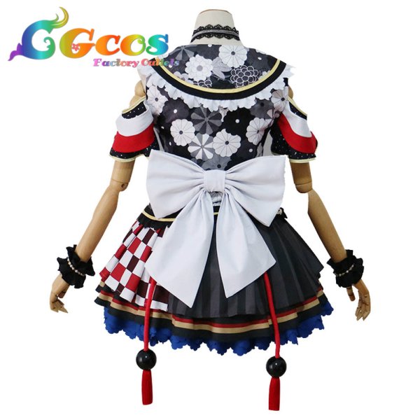 画像5: ラブライブ! サンシャイン!! お正月編2018 覚醒後 津島善子 国木田花丸 黒澤ルビィ 渡辺曜 黒澤ダイヤ 高海千歌 松浦果南 小原鞠莉 桜内梨子 コスプレ衣装 (5)