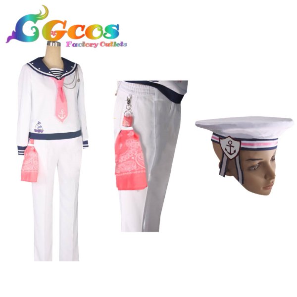 画像3: A3!　エースリー　春組　出航!クイーンカメリア号　碧海ボトルシップ　佐久間咲也　コスプレ衣装 (3)