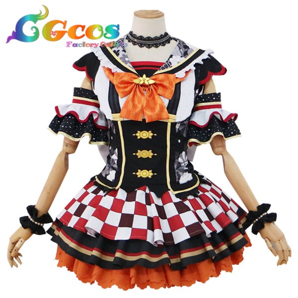 画像10: ラブライブ! サンシャイン!! お正月編2018 覚醒後 津島善子 国木田花丸 黒澤ルビィ 渡辺曜 黒澤ダイヤ 高海千歌 松浦果南 小原鞠莉 桜内梨子 コスプレ衣装 (10)