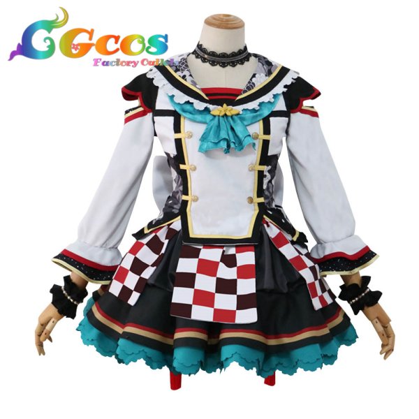 画像12: ラブライブ! サンシャイン!! お正月編2018 覚醒後 津島善子 国木田花丸 黒澤ルビィ 渡辺曜 黒澤ダイヤ 高海千歌 松浦果南 小原鞠莉 桜内梨子 コスプレ衣装 (12)