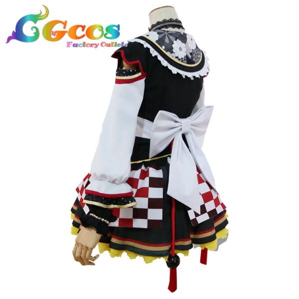 画像13: ラブライブ! サンシャイン!! お正月編2018 覚醒後 津島善子 国木田花丸 黒澤ルビィ 渡辺曜 黒澤ダイヤ 高海千歌 松浦果南 小原鞠莉 桜内梨子 コスプレ衣装 (13)