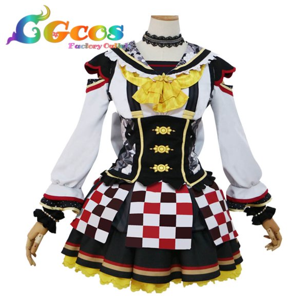 画像15: ラブライブ! サンシャイン!! お正月編2018 覚醒後 津島善子 国木田花丸 黒澤ルビィ 渡辺曜 黒澤ダイヤ 高海千歌 松浦果南 小原鞠莉 桜内梨子 コスプレ衣装 (15)