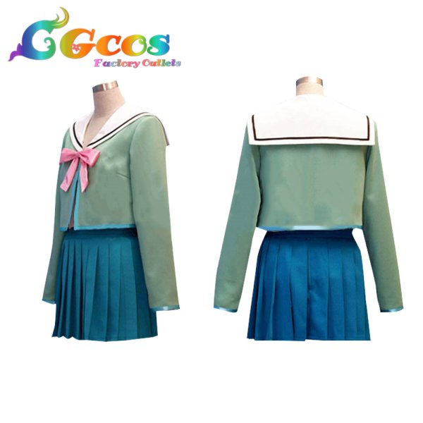 画像2: テニスの王子様 青春学園中等部 青学女子制服 コスプレ衣装 (2)