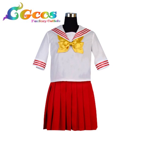 画像1: テニスの王子様　六角中学校　女子制服　コスプレ衣装 (1)