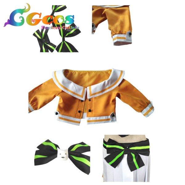 画像4: バーチャルYouTuber VTuber 夏色まつり コスプレ衣装 (4)