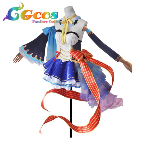 画像2: Re:ゼロから始める異世界生活 ラム レム アイドルVer コスプレ衣装 (2)