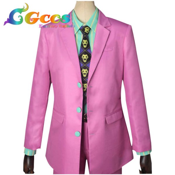 画像2: ジョジョの奇妙な冒険 吉良吉影 コスプレ衣装 (2)