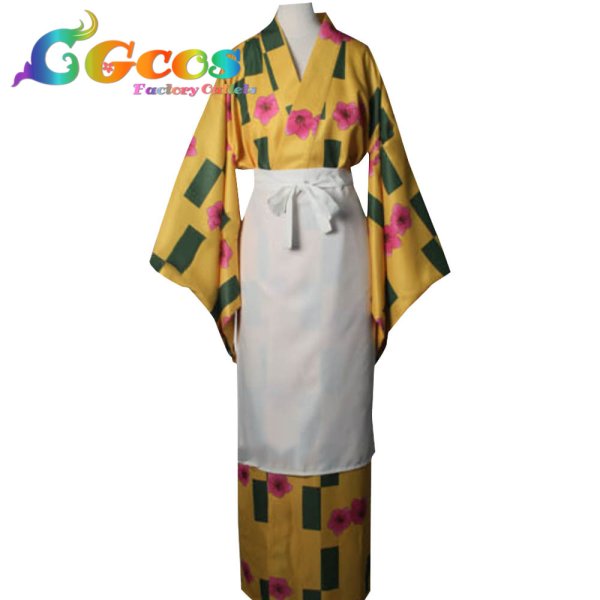 画像2: 鬼滅の刃 継国縁壱の妻 うた コスプレ衣装 (2)