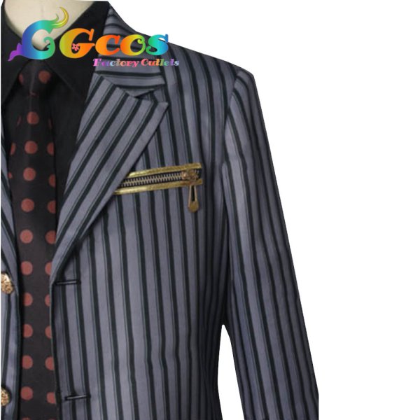 画像2: ジョジョの奇妙な冒険 ディアボロ スーツ コスプレ衣装 (2)