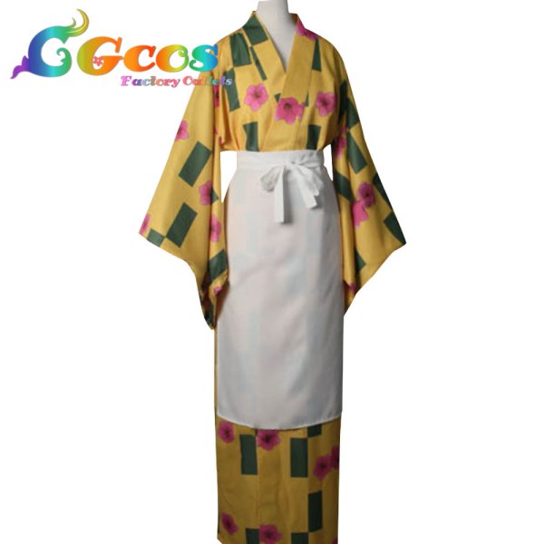 画像3: 鬼滅の刃 継国縁壱の妻 うた コスプレ衣装 (3)