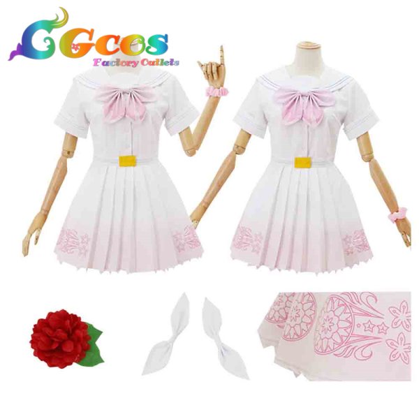 画像7: ラブライブ! School idol project A song for You! You? You!! 園田海未 高坂穂乃果 南ことり 西木野真姫 星空凛 小泉花陽 絢瀬絵里 矢澤にこ 東條希 コスプレ衣装 (7)