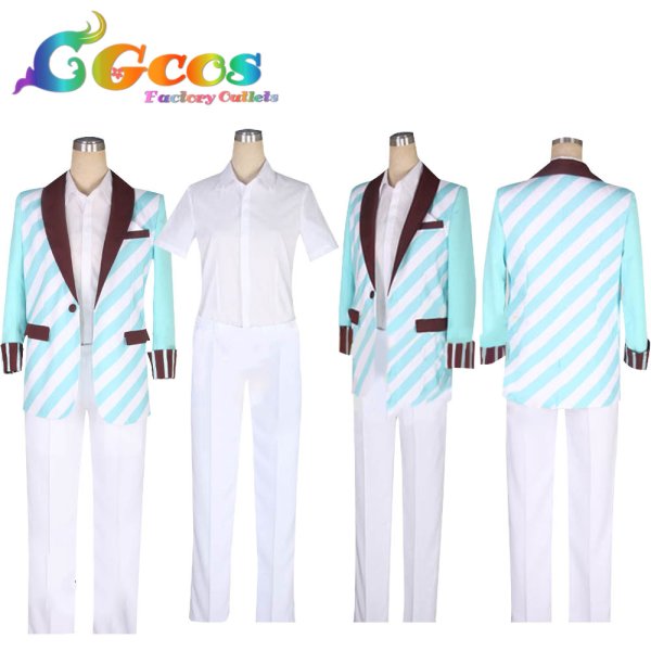 画像2: A3!　エースリー　One Day Princess!　おとなの抹茶ロール　古市左京　コスプレ衣装 (2)