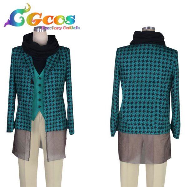 画像2: A3! エースリー エメラルドのペテン師 卯木千景 コスプレ衣装 (2)