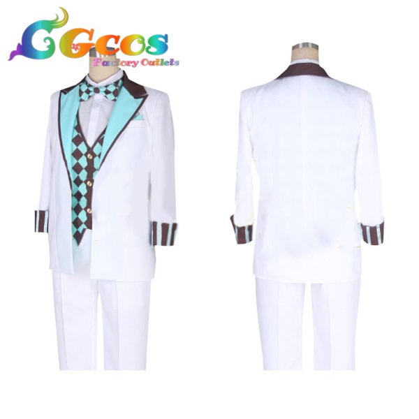 画像2: A3! エースリー One Day Princess! ここはスイーツ王国! 月岡紬 コスプレ衣装 (2)