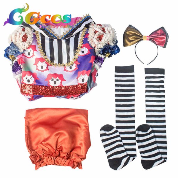 画像2: ラブライブ! サンシャイン!! 黒澤ルビィ AAO コットンキャンディえいえいおー! Aqours 6thツアー SUNNY STAGE コスプレ衣装 (2)