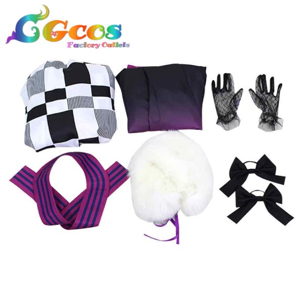 画像4: バーチャルYouTuber VTuber 常闇トワ 正月衣装 コスプレ衣装 (4)