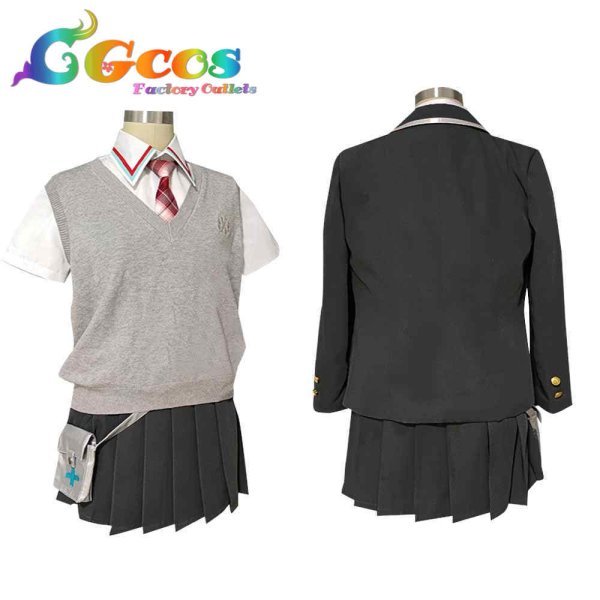 画像2: バーチャルYouTuber VTuber 剣持刀子 剣持刀也 性転換 女体化 コスプレ衣装 (2)