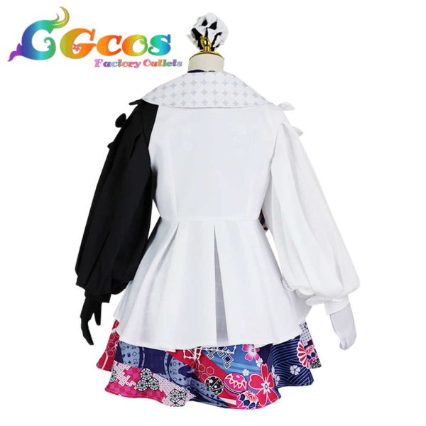 画像2: バーチャルYouTuber　VTuber　一伊那尓栖　Ninomae Ina'nis　ドレス　コスプレ衣装 (2)