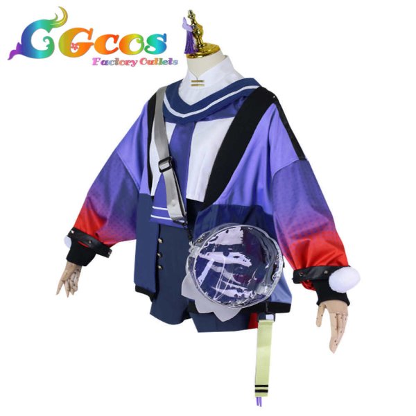 画像2: バーチャルYouTuber VTuber 先斗寧 ぽんとねい コスプレ衣装 (2)