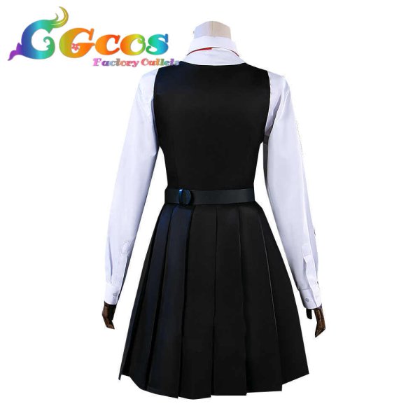 画像2: チェンソーマン 三鷹アサ コスプレ衣装 (2)