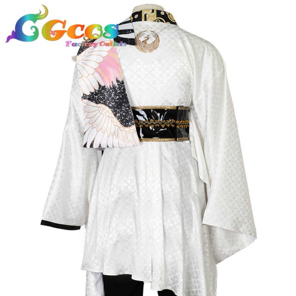 画像2: 刀剣乱舞 鶴丸国永 ミュージカル コスプレ衣装 (2)