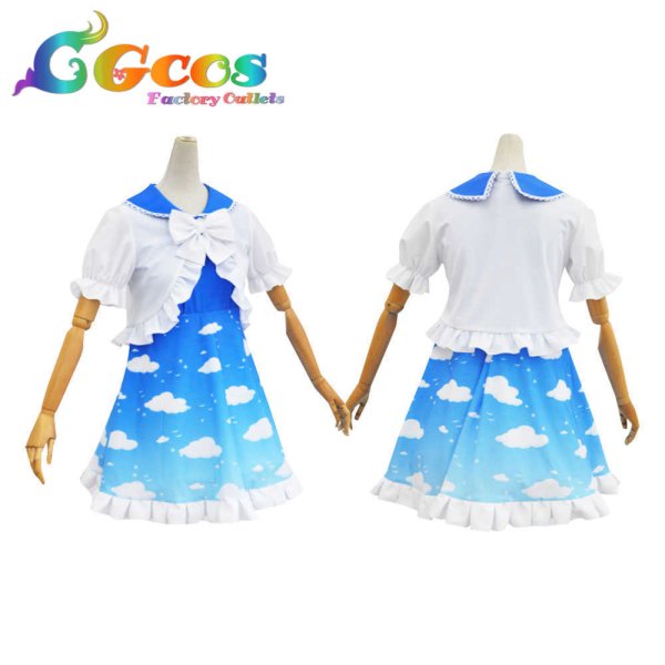 画像3: ラブライブ! School idol project 天空編 覚醒前 園田海未 高坂穂乃果 南ことり 西木野真姫 星空凛 小泉花陽 絢瀬絵里 矢澤にこ 東條希 コスプレ衣装 (3)