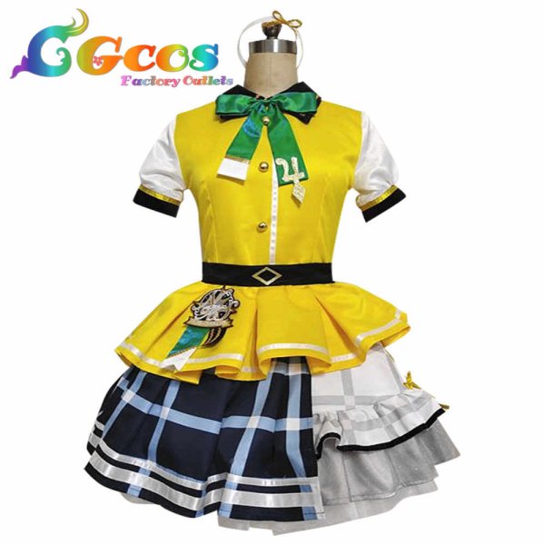 画像5: ラブライブ 虹ヶ咲学園スクールアイドル同好会 SR L!L!L! Love the Life We Live 上原歩夢 中須かすみ 桜坂しずく 朝香果林 宮下愛 近江彼方 優木せつ菜 エマ・ヴェルデ 天王寺璃奈 三船栞子 ミア・テイラー 鐘嵐珠 コスプレ衣装 (5)