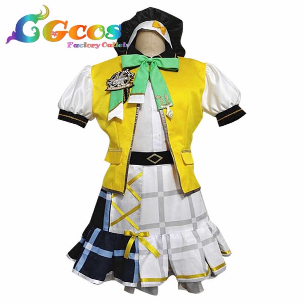 画像11: ラブライブ 虹ヶ咲学園スクールアイドル同好会 SR L!L!L! Love the Life We Live 上原歩夢 中須かすみ 桜坂しずく 朝香果林 宮下愛 近江彼方 優木せつ菜 エマ・ヴェルデ 天王寺璃奈 三船栞子 ミア・テイラー 鐘嵐珠 コスプレ衣装 (11)