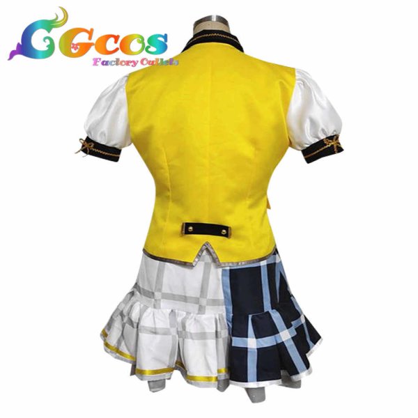 画像12: ラブライブ 虹ヶ咲学園スクールアイドル同好会 SR L!L!L! Love the Life We Live 上原歩夢 中須かすみ 桜坂しずく 朝香果林 宮下愛 近江彼方 優木せつ菜 エマ・ヴェルデ 天王寺璃奈 三船栞子 ミア・テイラー 鐘嵐珠 コスプレ衣装 (12)