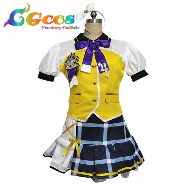 画像7: ラブライブ 虹ヶ咲学園スクールアイドル同好会 SR L!L!L! Love the Life We Live 上原歩夢 中須かすみ 桜坂しずく 朝香果林 宮下愛 近江彼方 優木せつ菜 エマ・ヴェルデ 天王寺璃奈 三船栞子 ミア・テイラー 鐘嵐珠 コスプレ衣装 (7)