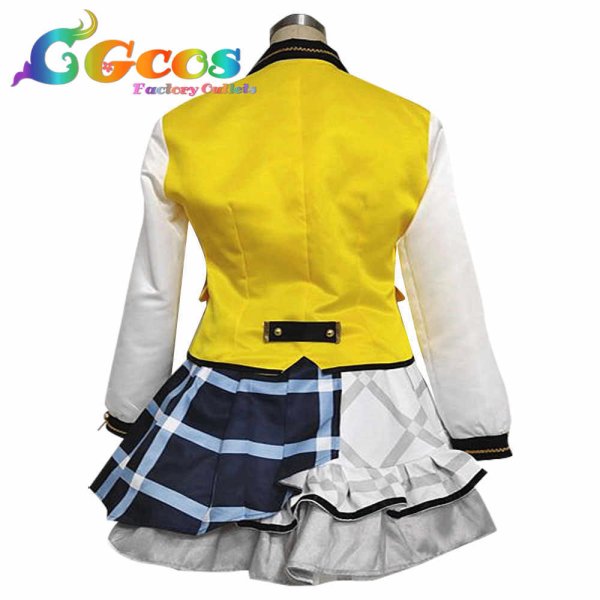 画像19: ラブライブ 虹ヶ咲学園スクールアイドル同好会 SR L!L!L! Love the Life We Live 上原歩夢 中須かすみ 桜坂しずく 朝香果林 宮下愛 近江彼方 優木せつ菜 エマ・ヴェルデ 天王寺璃奈 三船栞子 ミア・テイラー 鐘嵐珠 コスプレ衣装 (19)