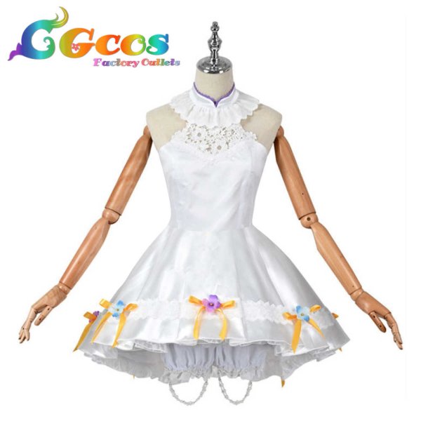 画像2: ラブライブ!スーパースター!! Liella! 葉月恋 ジューンブライド編 ヴェールの向こうに コスプレ衣装 (2)