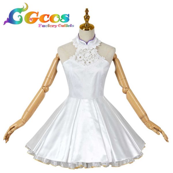 画像3: ラブライブ!スーパースター!! Liella! 澁谷かのん ジューンブライド編 幸せな花嫁 コスプレ衣装 (3)