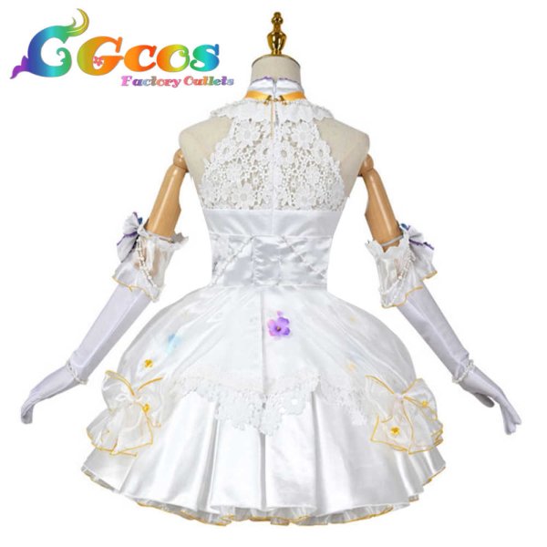 画像3: ラブライブ!スーパースター!! Liella! 嵐千砂都 ジューンブライド編 憧れのウエディング コスプレ衣装 (3)