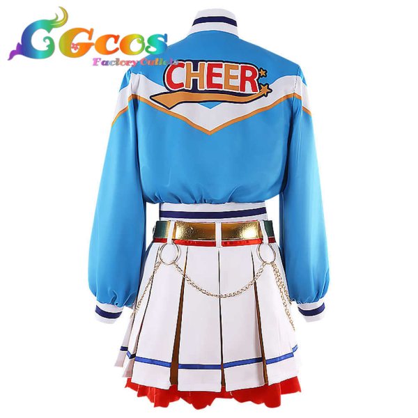 画像2: ウマ娘プリティーダービー ナイスネイチャ チア衣装 コスプレ衣装 (2)