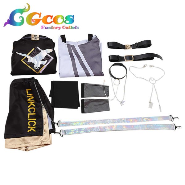 画像4: あんさんぶるスターズ! 影片みか 時光代理人コラボ コスプレ衣装 (4)