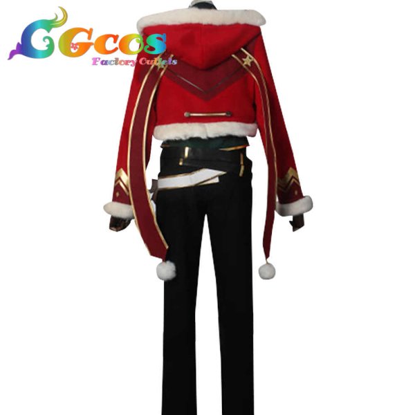 画像2: あんさんぶるスターズ! 真白友也 スカウト!ウィンターサンタ コスプレ衣装 (2)