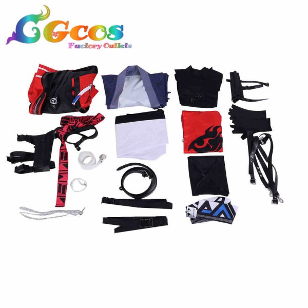 画像4: バーチャルYouTuber VTuber Seraph Dazzlegarden セラフ・ダズルガーデン コスプレ衣装 (4)