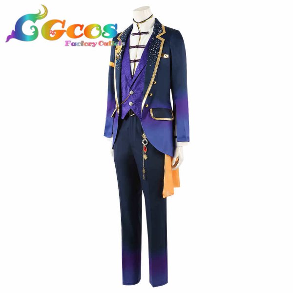 画像2: あんさんぶるスターズ! 出会いのクルーズ 逆先夏目 青葉つむぎ 春川宙 コスプレ衣装 (2)