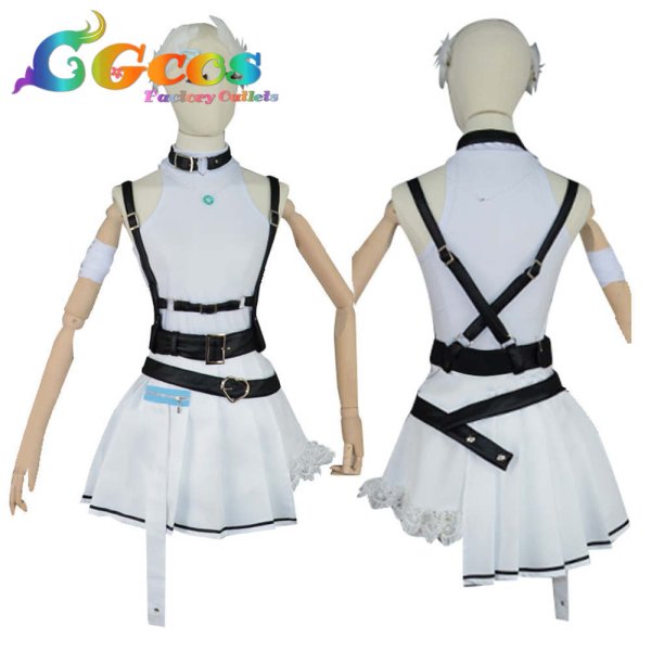 画像4: バーチャルYouTuber VTuber 天使うと 新衣装 コスプレ衣装 (4)