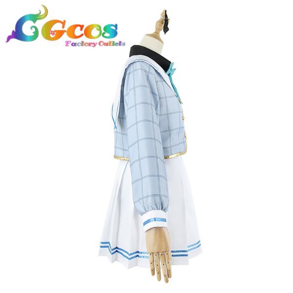 画像2: バーチャルYouTuber VTuber 神楽七奈 ななかぐら カグラナナ 制服 コスプレ衣装 (2)