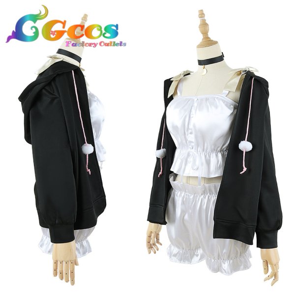 画像2: バーチャルYouTuber VTuber 笹木咲 部屋着 新衣装 コスプレ衣装 (2)