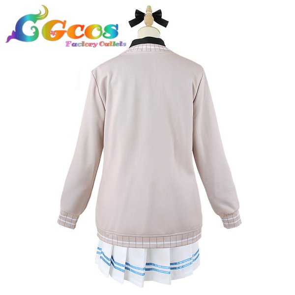 画像3: バーチャルYouTuber VTuber 神楽七奈 ななかぐら カグラナナ 制服 コスプレ衣装 (3)